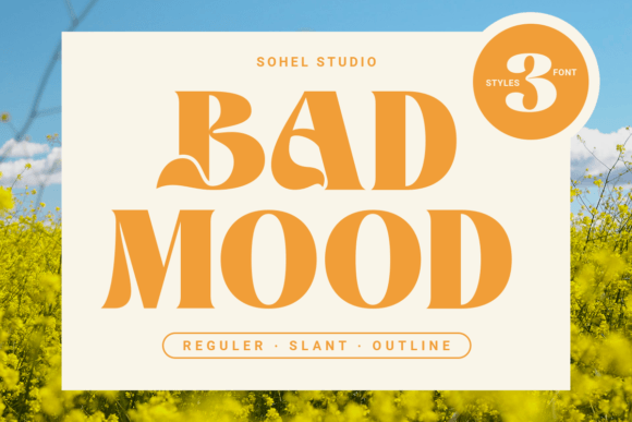 Badmood: A Display Font That's Earned Its Edge