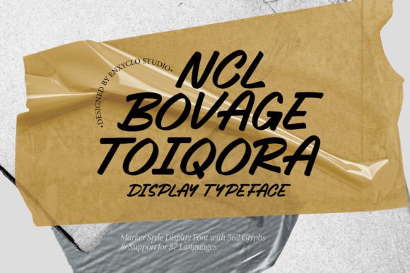 Bovage Toiqora: A Font of Solid Character