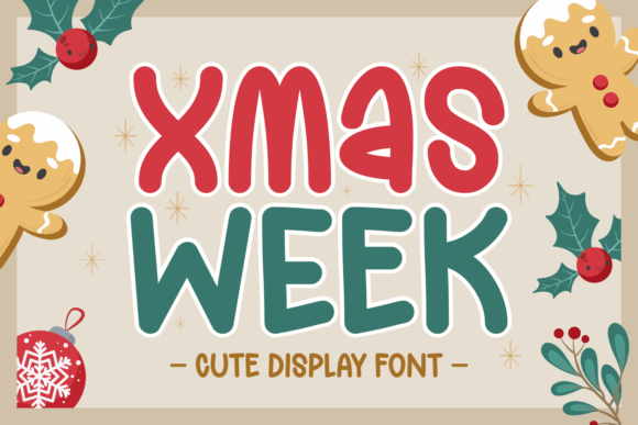 Bringing Festive Joy to Digital Layouts with the Xmas Week Font
