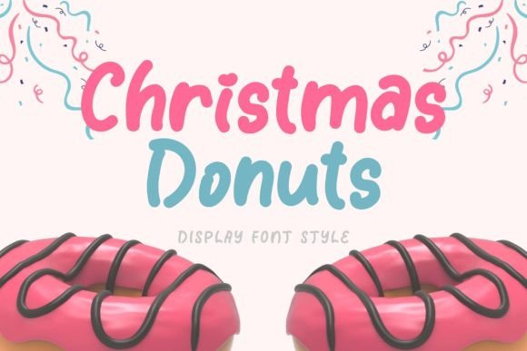 Christmas Donuts Font: A Sweet Addition to Your Brand Identity