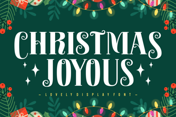 Christmas Joyous: A Craft-Friendly Festive Typeface