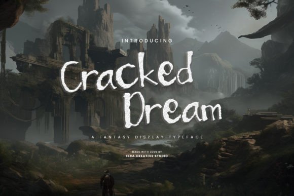 Cracked Dream: A Display Font for Magical Editorial Design