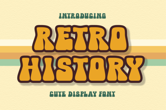 Crafting With the Joyful Retro History Font