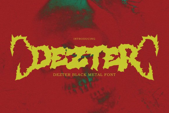 Dezter: A Display Font for Creative Branding