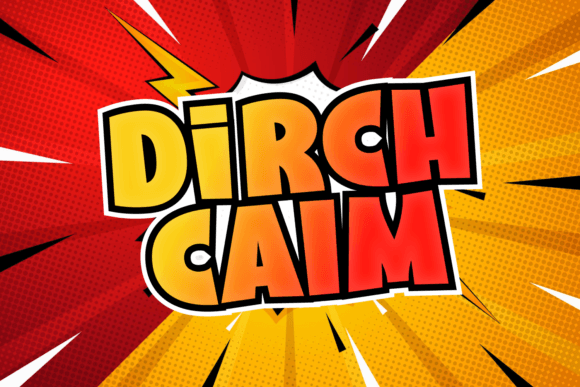 Dirch Calm: A Versatile and Joyful Display Font for Your Creative Projects