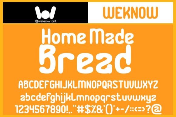Home Made Bread Font: A Recipe for Professional Branding