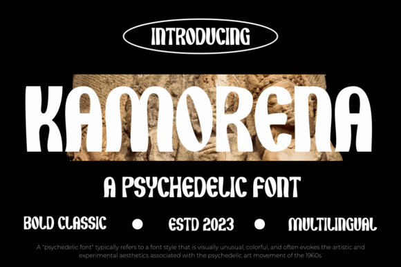 Kamorena: A Display Font for Editorial Atmosphere