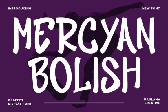 Mercyan Bolish: A Display Font for Modern Web Branding