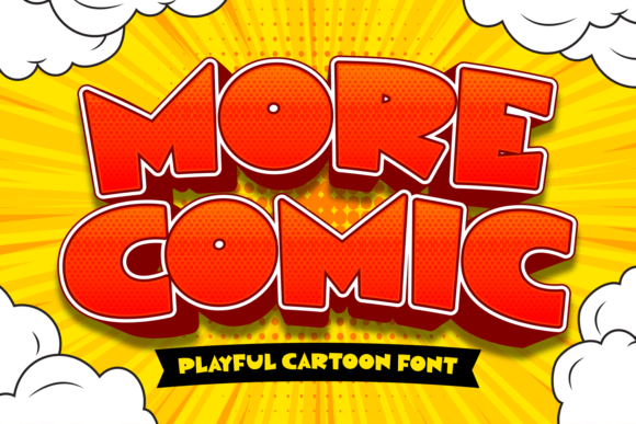 More Comic Font: A Charming Cartoon-Style Display Typeface