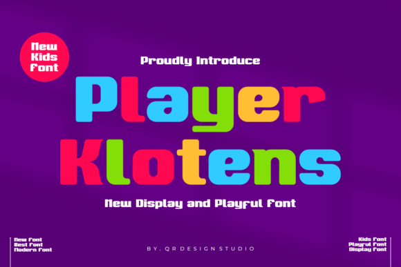 Player Klotens: A Bold Display Font for Campaigns That Demand Attention
