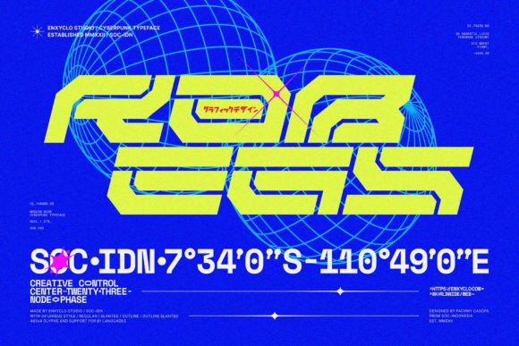 Rabegs: A Futuristic Display Font for Bold Digital Brands