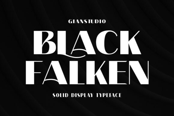 The Black Falken Font for Marketing and Design