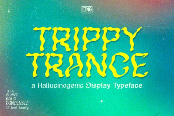 Trippy Trance: A Display Font for Editorial Mood