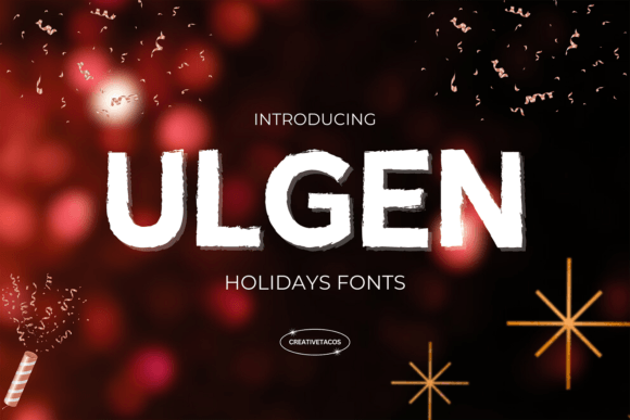 Ulgen: A Bold Font That Adds Strength to Your Craft Projects