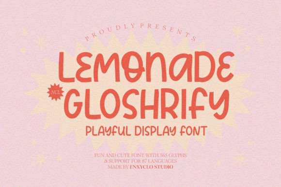 Using Lemonade Gloshrify Font to Build Your Brand Identity